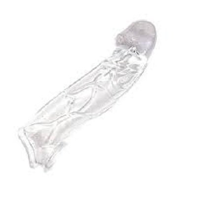 6 Inch Long Penis Sleeves Extender Reusable Condom Extension