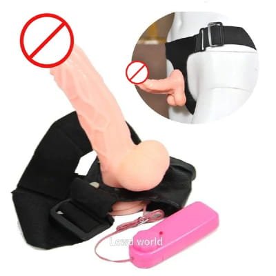 Strap On Realistic Vibrating Dildo Pants