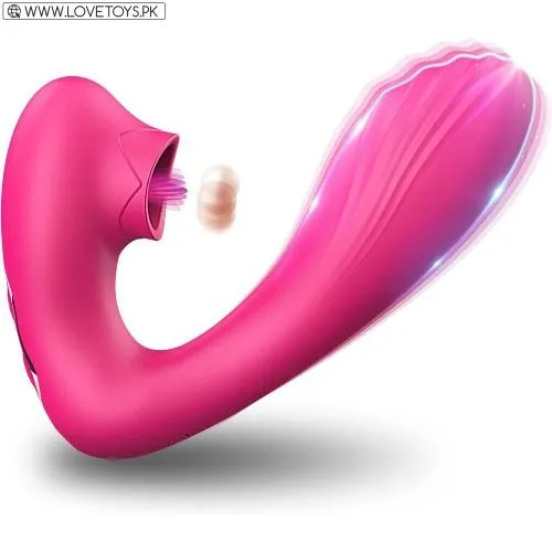 Clitoral Licking Curved G Spot Vibrator