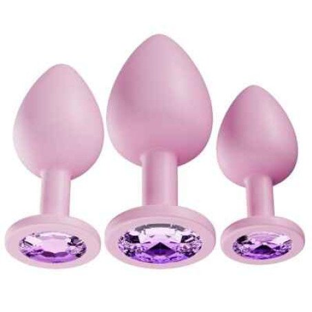 ELEGANT DIAMOND SILICONE ANAL PLUG LARGE IN PAKISTAN