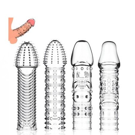 4 Pack Reusable Penis Sleeves In Pakistan