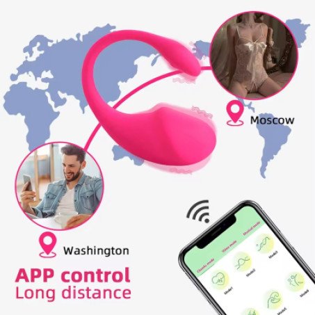 Adjustable Mobile App Control Dual Vibrator